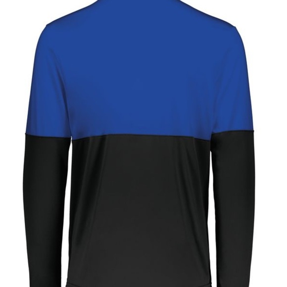 NWOT- Men's Royal/BlackDry Excel 1/4 Zip Pullover. - Picture 2 of 2